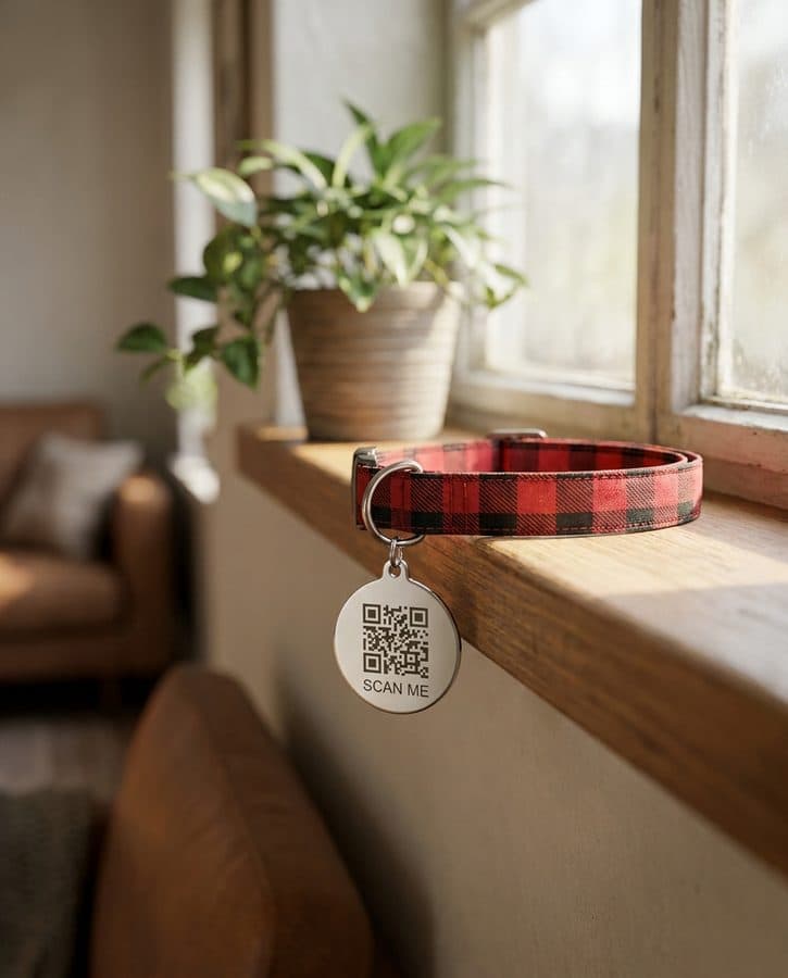 Collar michi con QR